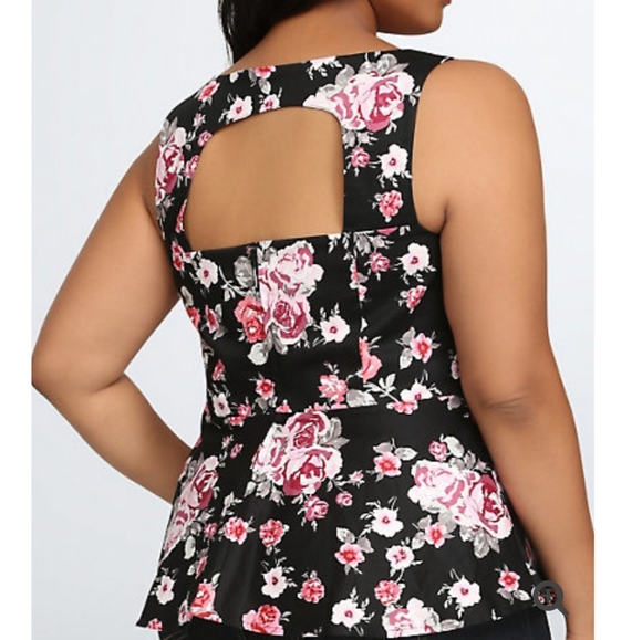 Torrid size 3 peplum top - Picture 2 of 4